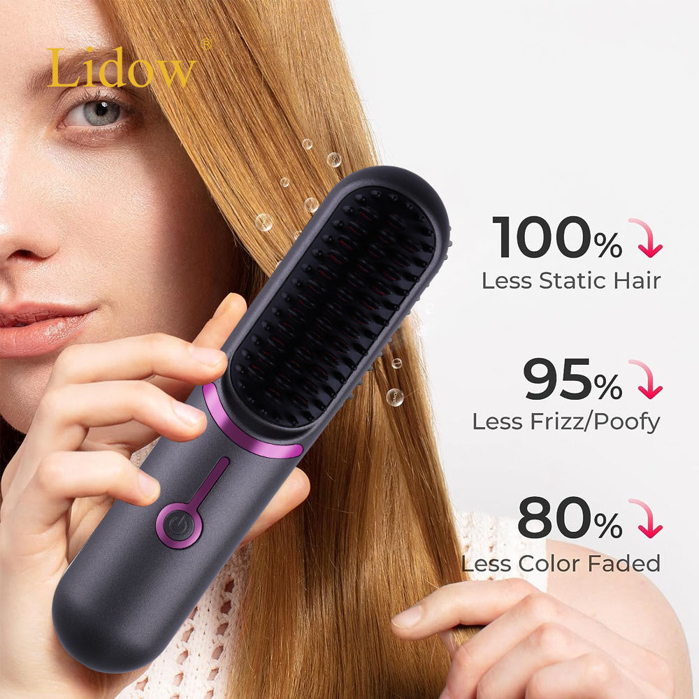Rechargeable USB Hair Beard Straightener  - Image 2