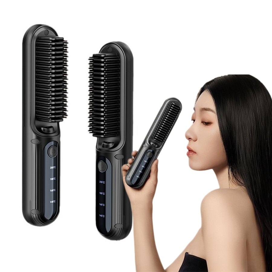 Portable USB Rechargeable Hair Straightener