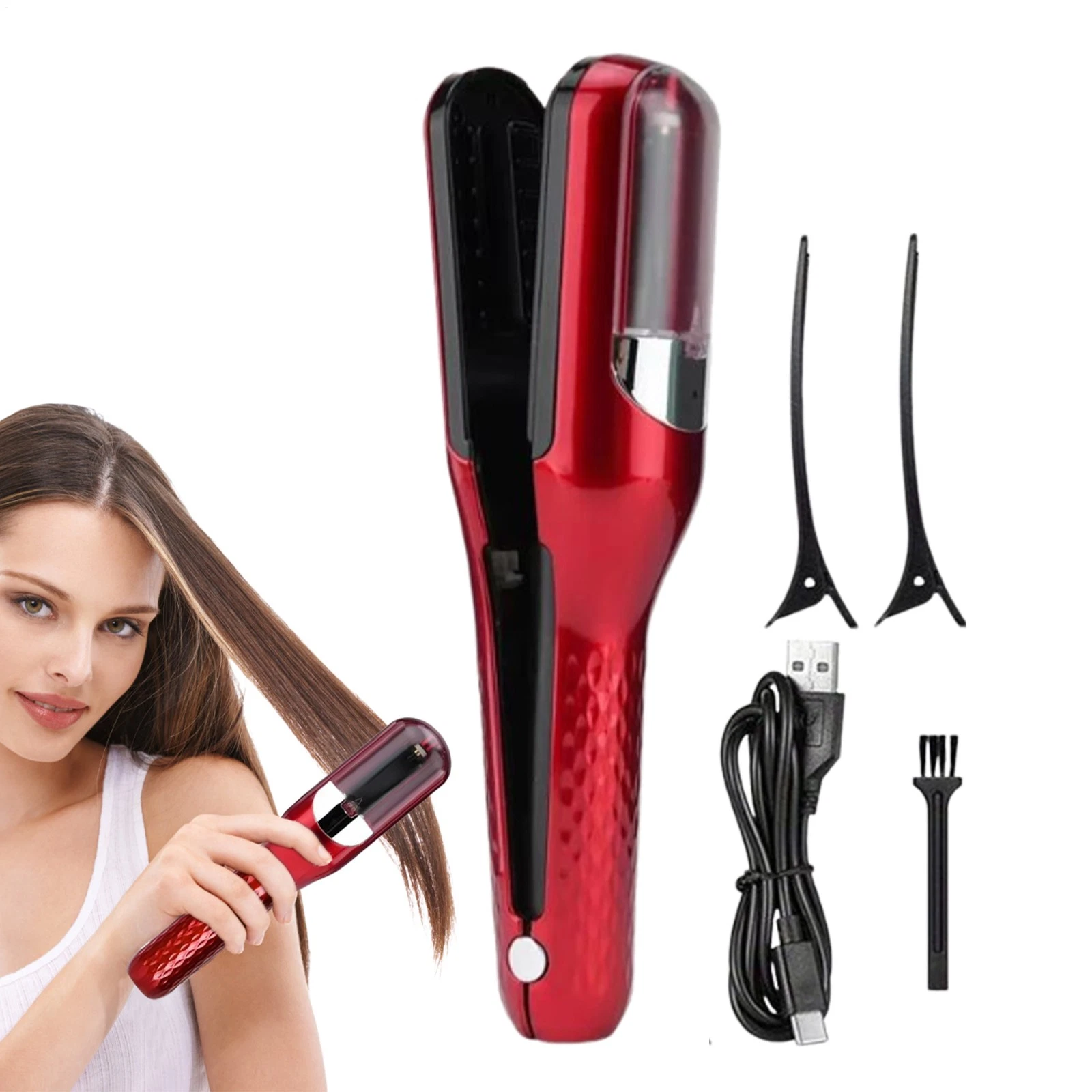 Cordless Split End Trimmer Handheld Dry