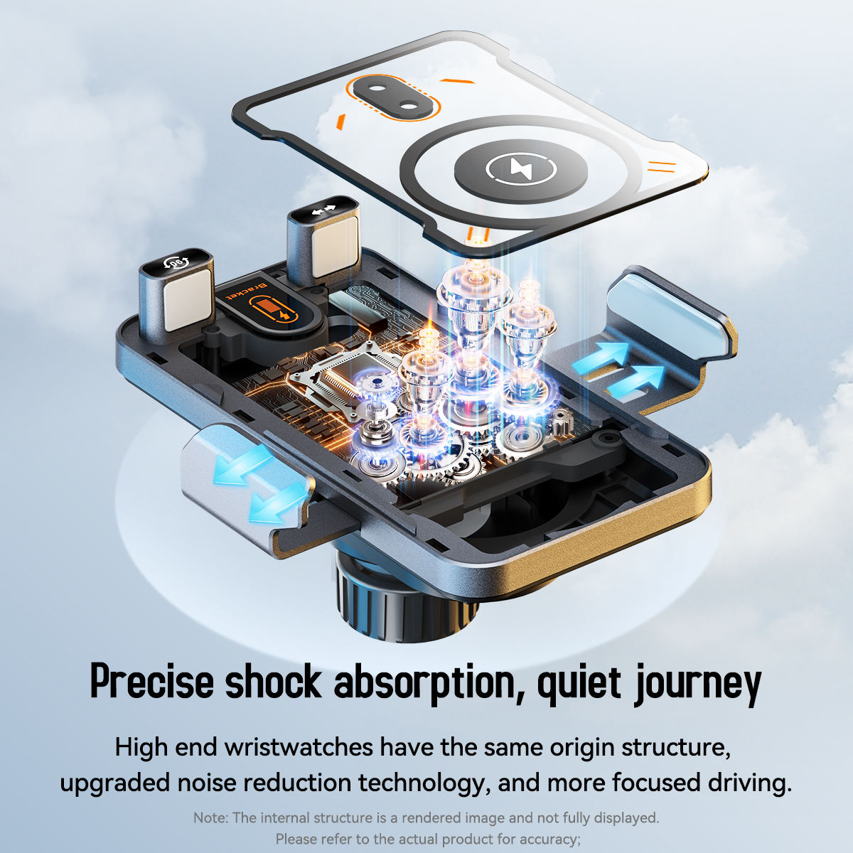 Wireless Fast Charging Car Phone Holder - Image 3