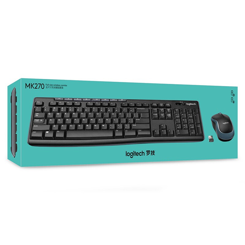 Logitech MK270 Wireless Keyboard and Mouse Set
