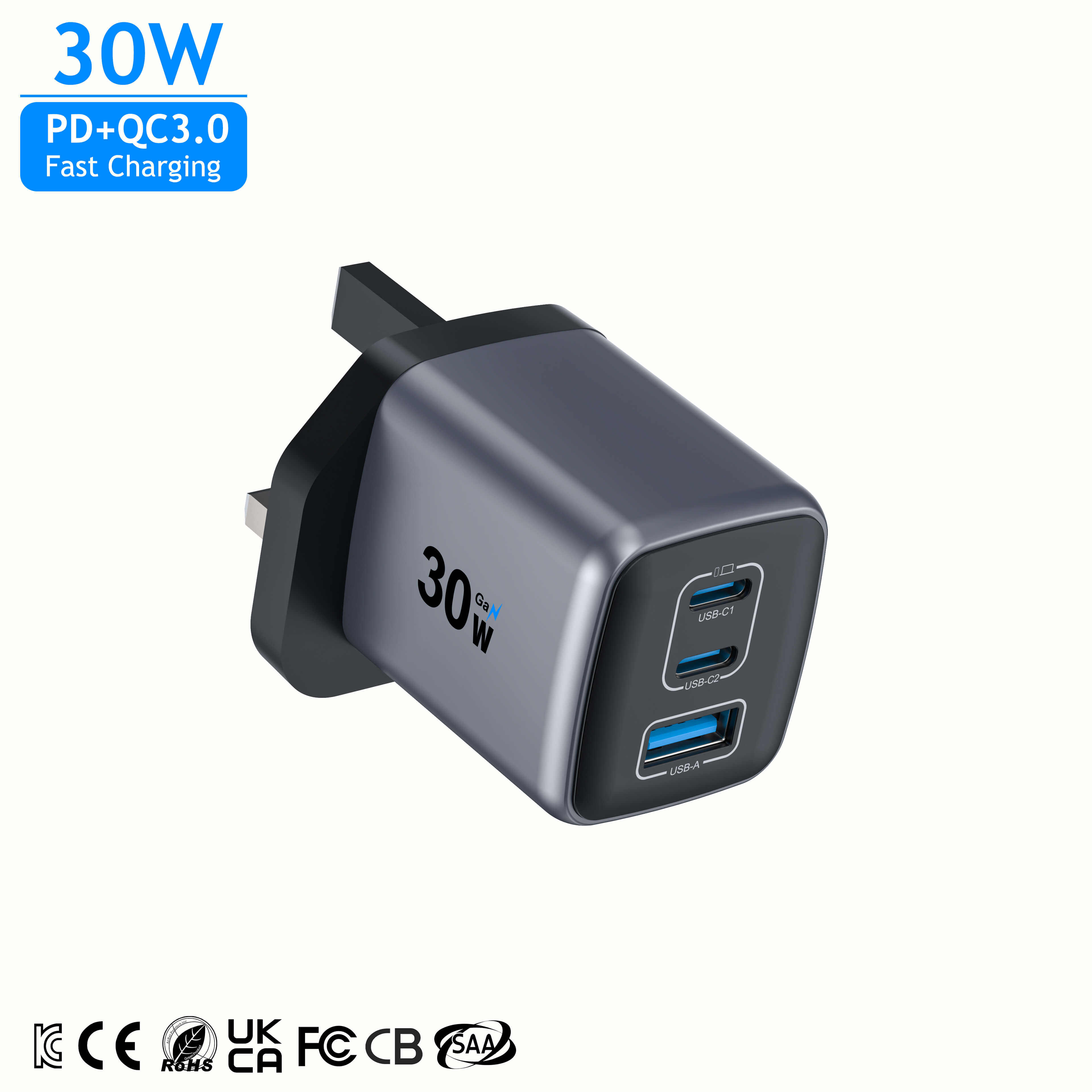 20W Universal Fast Charging USB-C PD Wall Charger Adapter