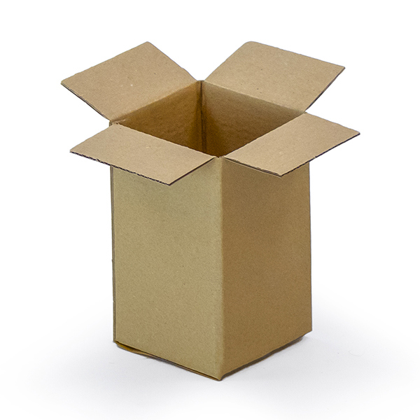 Standard Single Wall Cardboard Boxes for Packing 76x76x127 mm