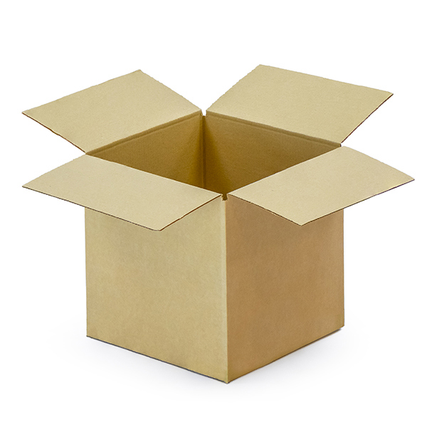 Standard Single Wall Rigid Cardboard Box 254x254x254 mm
