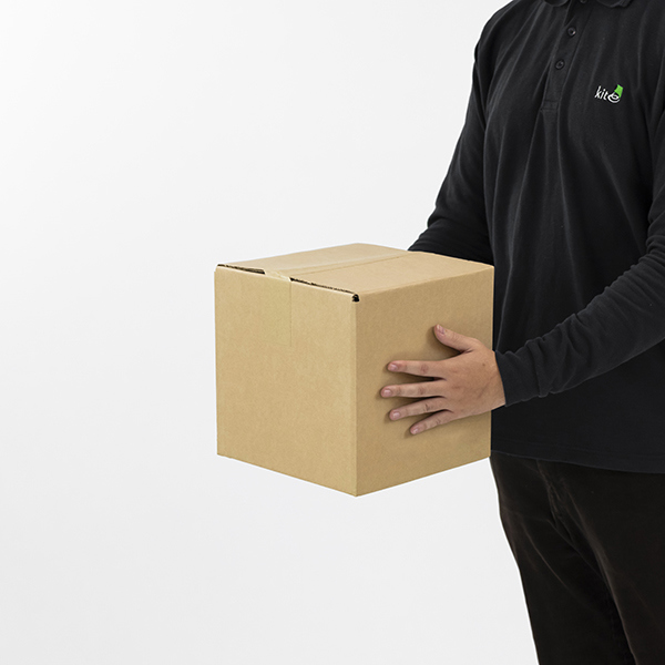 Standard Single Wall Rigid Cardboard Box 254x254x254 mm - Image 2