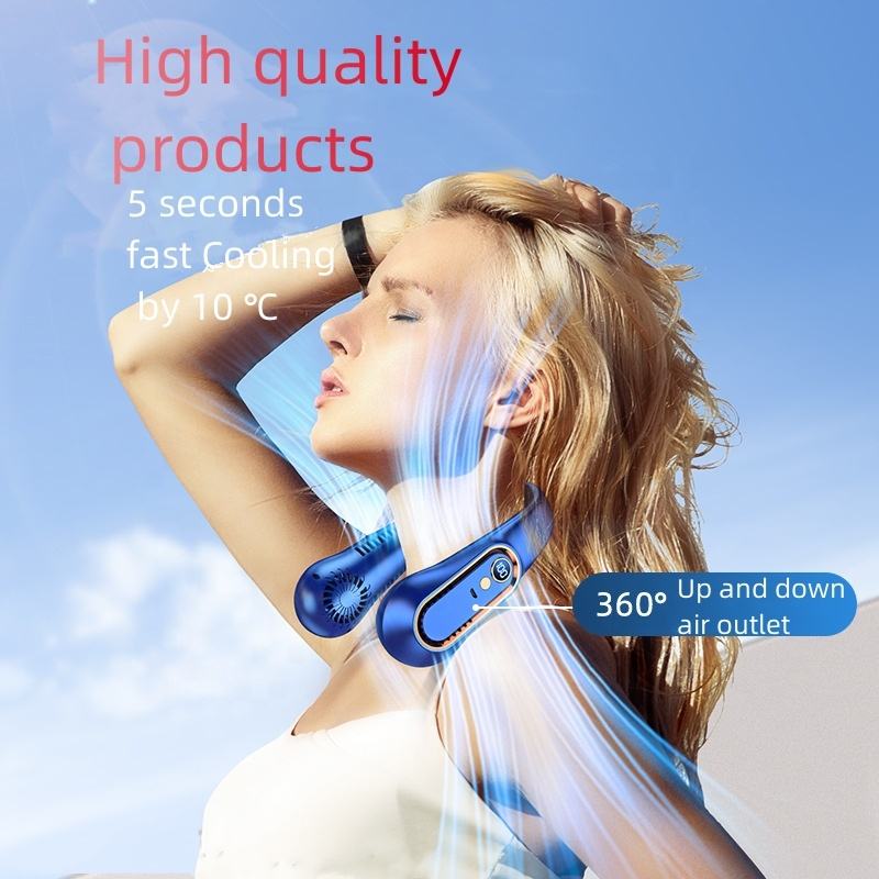 Wearable Smart Cooling Neck Fan - Image 3